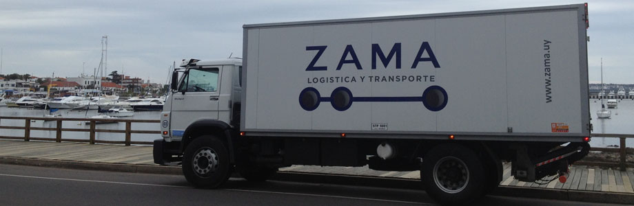 Camion de Zama en el puerto